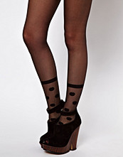 ASOS Sheer Spotted Mock Sock Tights