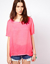 American Vintage T-Shirt with Twisted Neckline