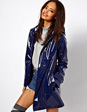 ASOS Rain Mac With Metal Clasps