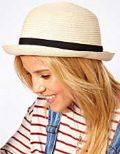 ASOS Straw Roll Brim Boater