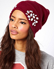 ASOS Turn Up Beanie With Embellishment