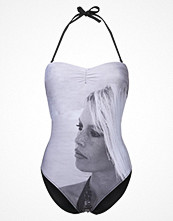Brigitte Bardot Baddräkt Svart
