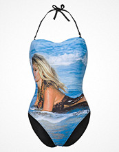 Brigitte Bardot Baddräkt Svart