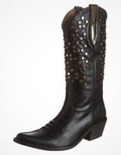 Kentuckys Western Cowboy- / Bikerboots Svart