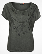 Only NECKLACE SCULL Oliv
