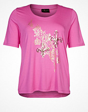 Ulla Popken T-shirt med tryck Ljusrosa