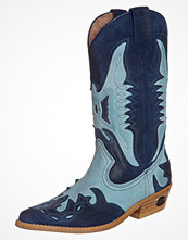 Kentuckys Western Cowboy- / Bikerboots Blått