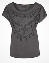 Only NECKLACE SCULL Grått