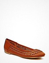 Oasis Oasis Twisted Weave Leather Ballerina