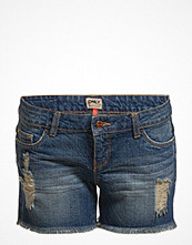 Only Coral Low Denim Shorts