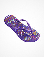Havaianas havaianas: slim garden purple slippers