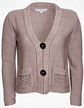 Dagmar Shakila Knitted cardigan Stone