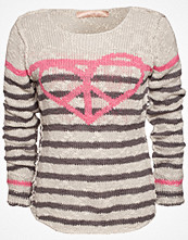 Culture Schack Knit Blouse Grey Sand Combo