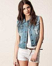 Only Jada Dnm Short Waistcoat