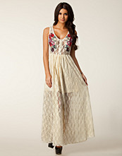 Rare London Lace Embroided Maxi Dress