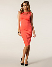 Ax Paris Laser Cut Midi Dress