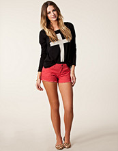 Vila Ripped Embroided Shorts