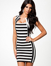 John Zack Mono Stripe Dress