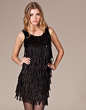 Angeleye Black Fringe Dress
