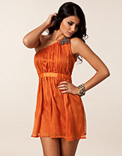 Ax Paris Assymetric Detail Chiffon Dress