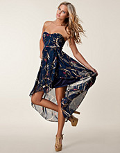 Ax Paris Drop Back Chiffon Dress