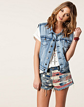 Vila Peace Denim Waistcoat