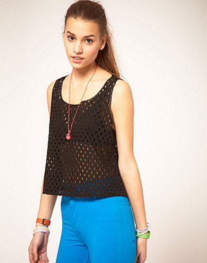 American Apparel Vest With Punch Outs