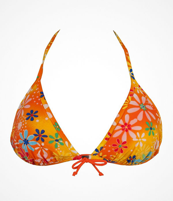 Sloggi Tonga Triangel Bikini Orange Patterned Bikini Online Modegallerian