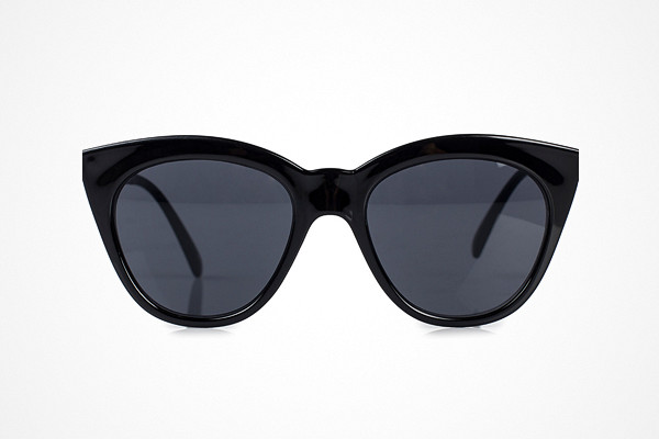 Svarta cat eyes solglasögon Le Specs