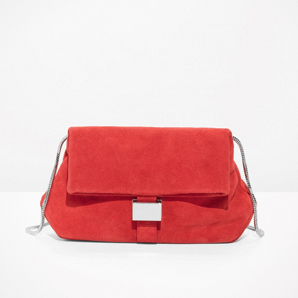 & Other Stories röd axelväska