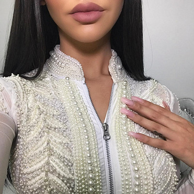 Inspiration blus med pärlor