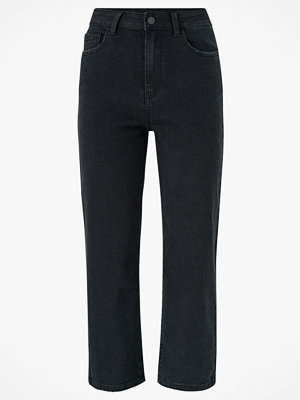 Vila Pen RW Cropped Wide Pants Jeans online Modegallerian VILA Pen RW Cropped Wide Pants Black Bubbleroom