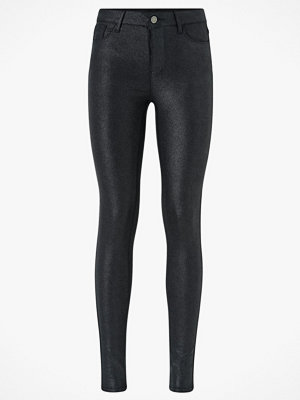 Vila Pen RW Cropped Wide Pants Jeans online Modegallerian VILA Pen RW Cropped Wide Pants Black Bubbleroom
