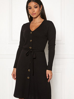 Object Eve Nonsia Knit Dress Klänningar online Modegallerian OBJECT Feva LS Dress Black Bubbleroom
