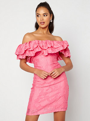 Vila Valeria V-Neck Dress Ashley Blue Flowers - Klänningar online
