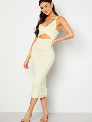 Bubbleroom Milena fine knitted dress Cream