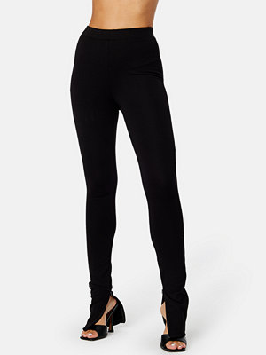 Bubbleroom byxor Vienna zip trousers Black