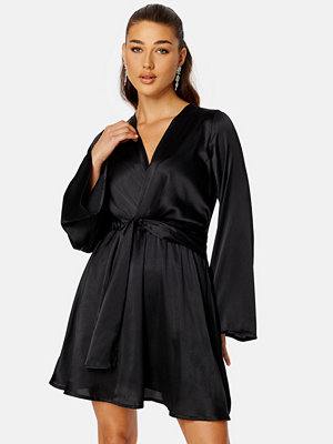 Bubbleroom Nichelle Knot front Dress Black