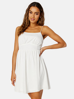 Bubbleroom Occasion Sunny Tie Back Dress White