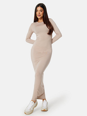 Bubbleroom Soft Modal Maxi Dress Nougat