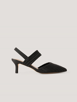 Nicolette Dam sling tillbaka klackskor HD53-1 - Black main image 1