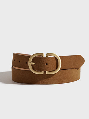 Pieces Pcjuva Suede Jeans Belt Noos - Brun