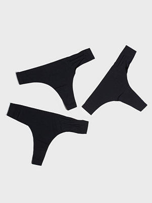 Pieces Pcnamee Thong 3-Pack Noos - Svart