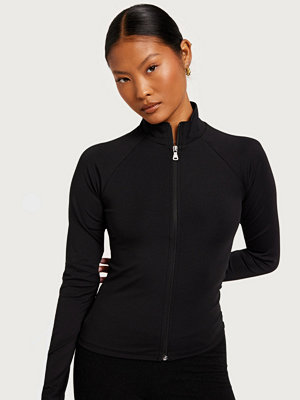 Toppar - Nelly Full Zip Top - Svart