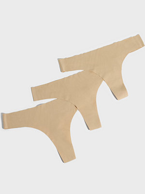 Pieces Pcnamee Thong 3-Pack Noos - Beige