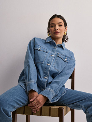 Abrand Jeans Shacket Ada - Blå