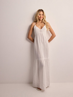 Pieces Pcastina Strap Maxi Dress Sww Bc - Vit