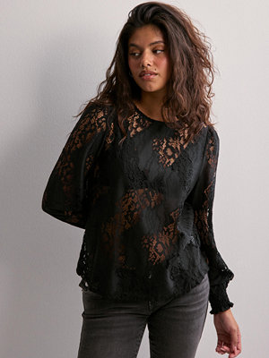 Jdy Jdydaniella L/S Lace Top Jrs - Svart