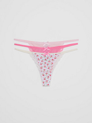 Nelly Adore Me Thong 3-Pack - Multi/Mönstrad