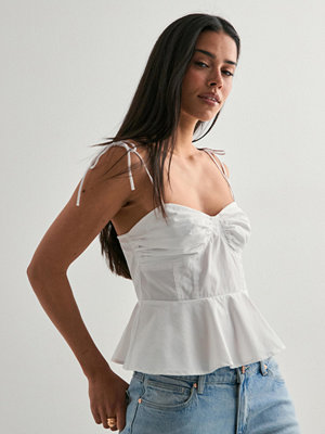 Vero Moda Vmasha Sl Short Top Wvn Exp SB2 Ga - Vit